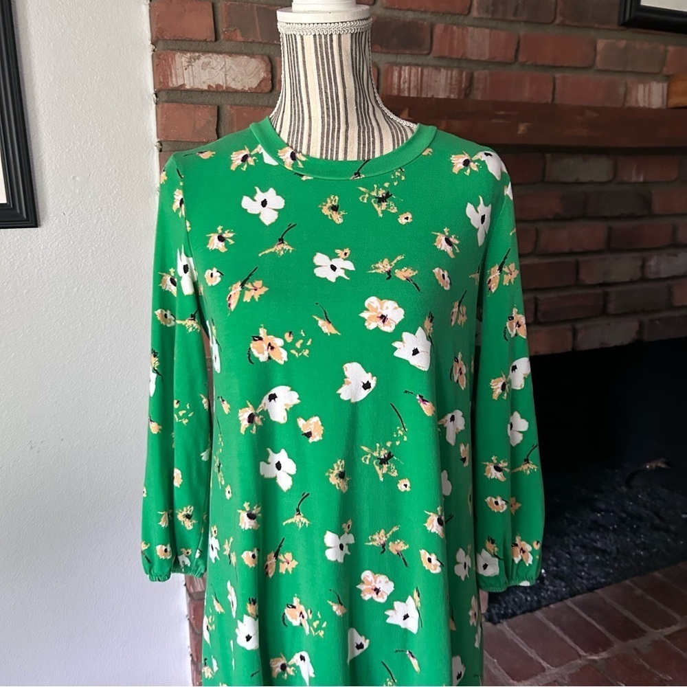 Sonnet James Georgia Play Dress in Green Floral Sz S - Picture 5 of 13